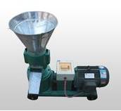 Diesel Engine Peanut Shell Pellet Press